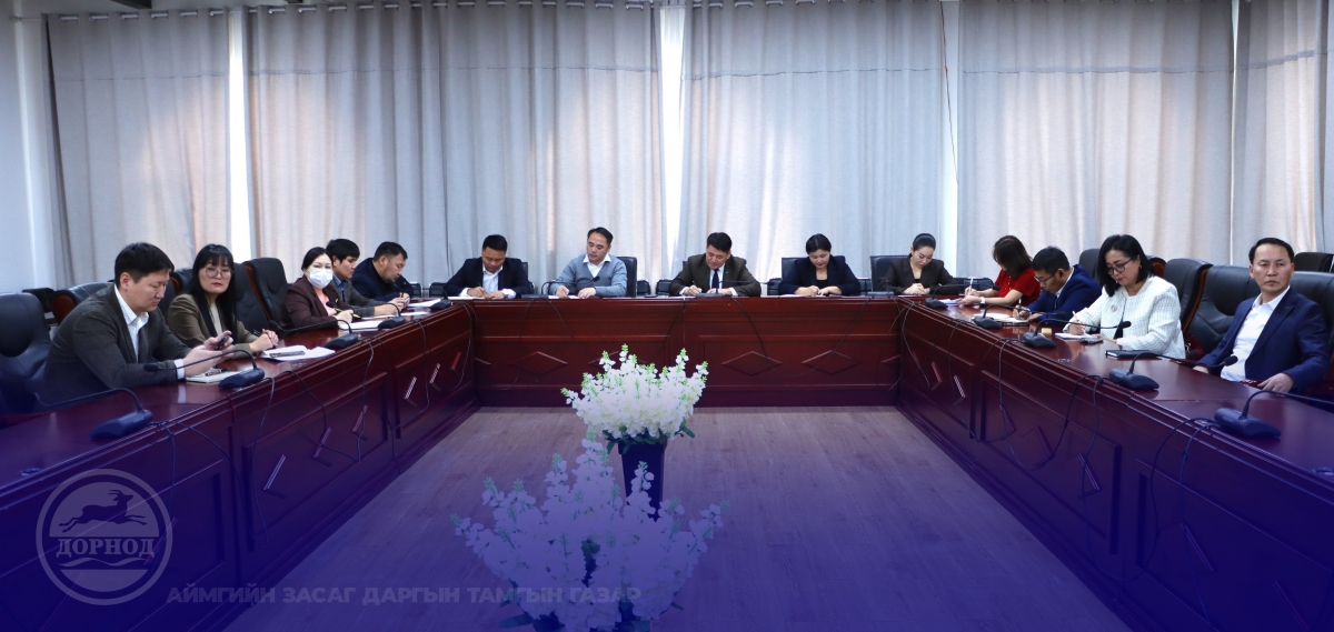 ЗАСГИЙН ГАЗРЫН ГИШҮҮД, АЙМАГ, НИЙСЛЭЛИЙН ИРГЭДИЙН ТӨЛӨӨЛӨГЧДИЙН ХУРЛЫН ДАРГА, ЗАСАГ ДАРГА НАРТАЙ ЦАХИМ УУЛЗАЛТ ХИЙЖ БАЙНА